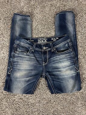 BUCKLE BLACK JEANS ~Sz 26~